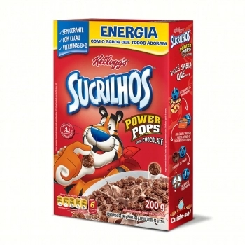 Cereal Sucrilhos Power Chocolate Kellogg`s 200g