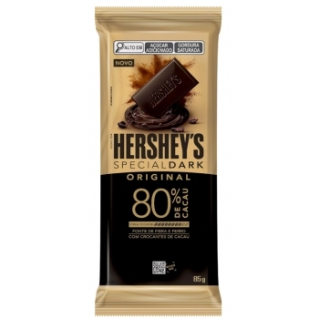Chocolate barra Special Dark 80% Cacau Hershey 75g
