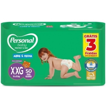Fralda Personal Baby Protec E SEC Hiper Xxg LV50 PG47