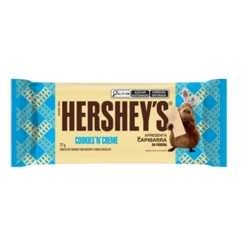 CHOC BARRA BRANCO COOKIES CREME 77G
