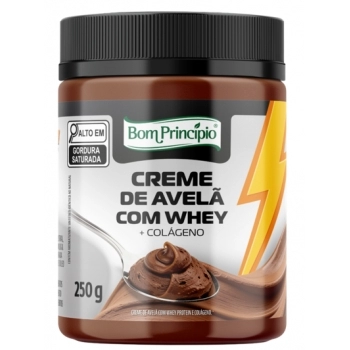 Creme De Avela Com Whey E Colageno Bom Principio 250g