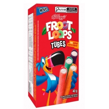 Rolinho Wafer Froots Loops Kelloggs 40g