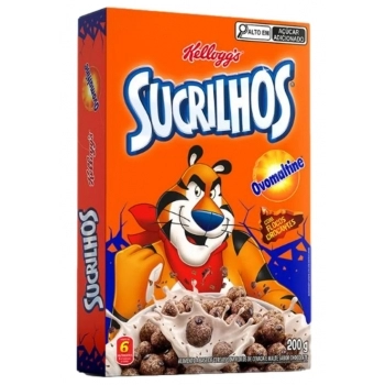 Cereal Sucrilhos Ovomalltine Kellogg's 36X200g