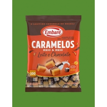 Caramelo Leite Com Chocolate 660g
