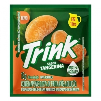 Refresco em pó Trink Tangerina 15X15g