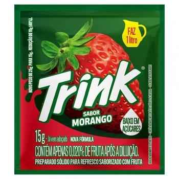 Refresco em pó Trink Morango 15X15g