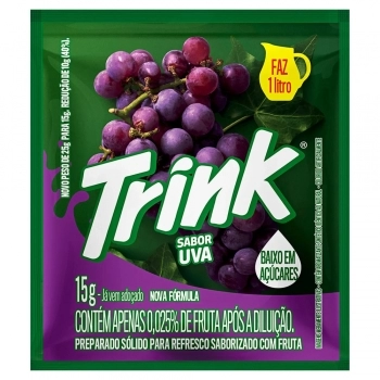 Refresco em pó Trink Uva 15X15g
