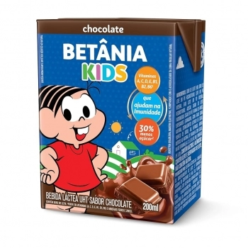 Bebida Lactea UHT Chocolate Betânia Kids 200ml