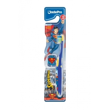 Escova Dental 330 Macia Superman Com Protetor JadePro