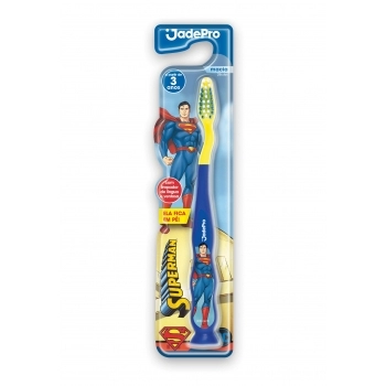 Escova Dental 331 Macia Superman Com Ventosa JadePro