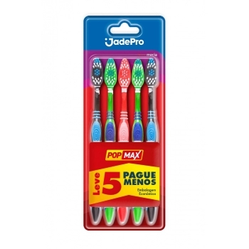Escova Dental 035 Popmax Macia Com 5Un JadePro