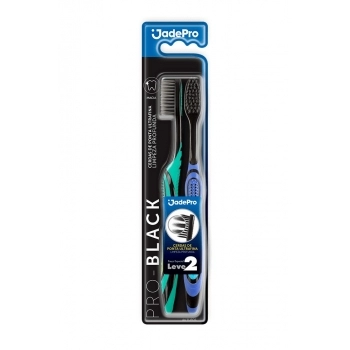 Escova Dental 732 Macia Pro Black Com 2Un JadePro