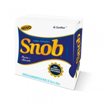 Guardanapo Snob Folha Simples 30 cm
