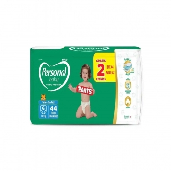 Fralda Personal Baby Total Protect Pants Mega G Com 44 und