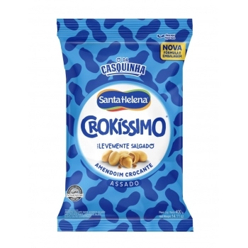 Amendoim Crokíssimo Levemente Salgado Santa Helena 400g