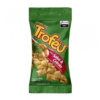 Salgadinho Troféu Salsa & Cebola Santa Helena 40g