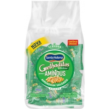 Amendoim Amindus Salgado Santa Helena 24g