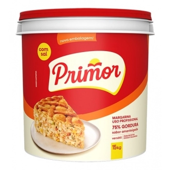 Margarina Primor 75% Balde 15Kg