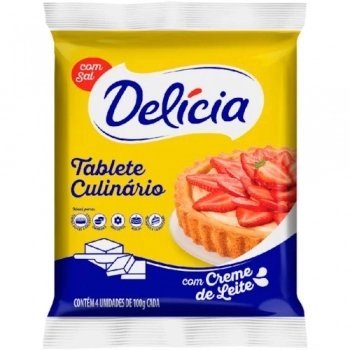 Margarina Delícia Tablete 400g