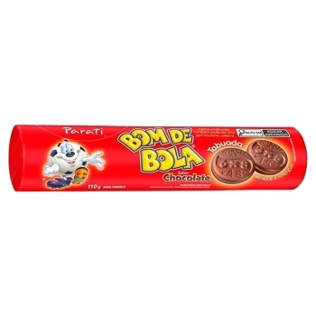 Biscoito Recheado Bom De Bola Chocolate Parati 73g