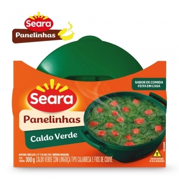 Caldo Verde Com Calabresa Panelinhas Seara 300g
