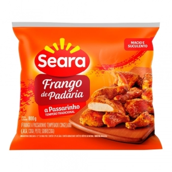 Frango A Passarinho Temperado Seara 800g