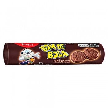Biscoito Recheado Bom De Bola Chocolate Parati 101g