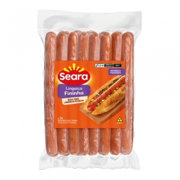 Linguiça Defumada Fininha Seara 2,5Kg