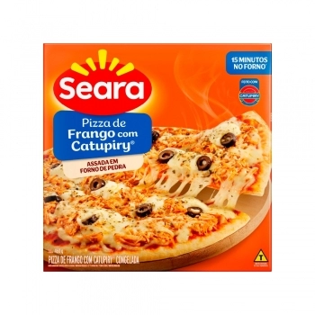 Pizza De Frango Com Catupiry Seara 460g