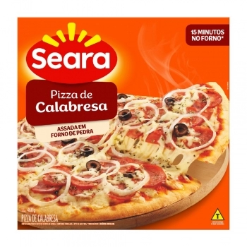 Pizza De Calabresa Seara 460g