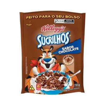 Cereal Sucrilhos Chocolate Kellogg`s Bag 110g