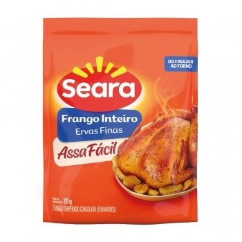 Frango Inteiro Ervas Finas Congelado Assa Fácil Seara Kg