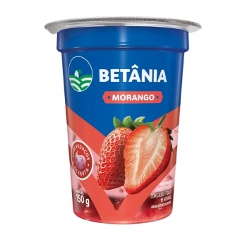 Iogurte Bicamada Morango Betânia 150g