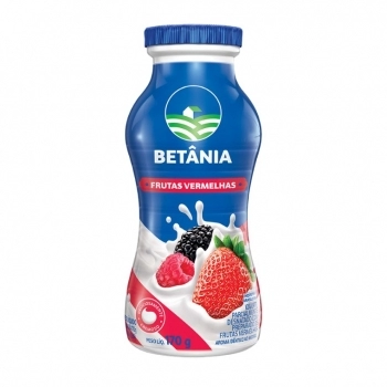 Iogurte Garrafa Frutas Vermelhas Betânia 170g