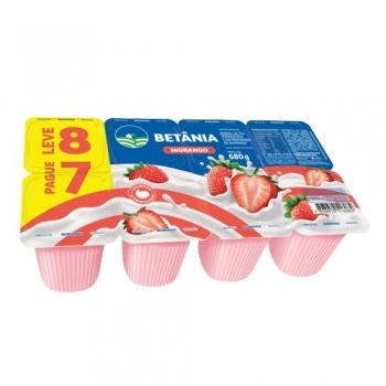 Bebida Láctea Polpa Morango Betânia Bandejao 680g