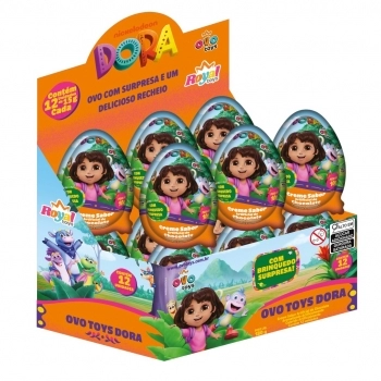 Chocolate Ovo Toys Dora Aventureira Com Creme Royal Toys