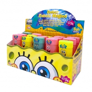 Geléia Cabelo Mágico Bob Esponja Mini Royal Toys