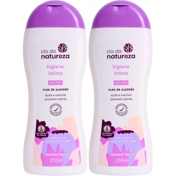 Combo Sabonete Intimo Neutro Cia Da Natureza 2x210ml