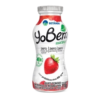 Iogurte Garrafa Proteína Yobem Betânia 250ml