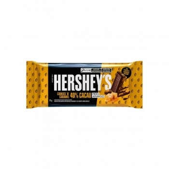 Chocolate Em Barra 40% Cacau Meio Amargo Cookies Caramelo Hershey's 75g