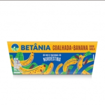 Coalhada Adocicada Com Banana E Canela Betânia 280g
